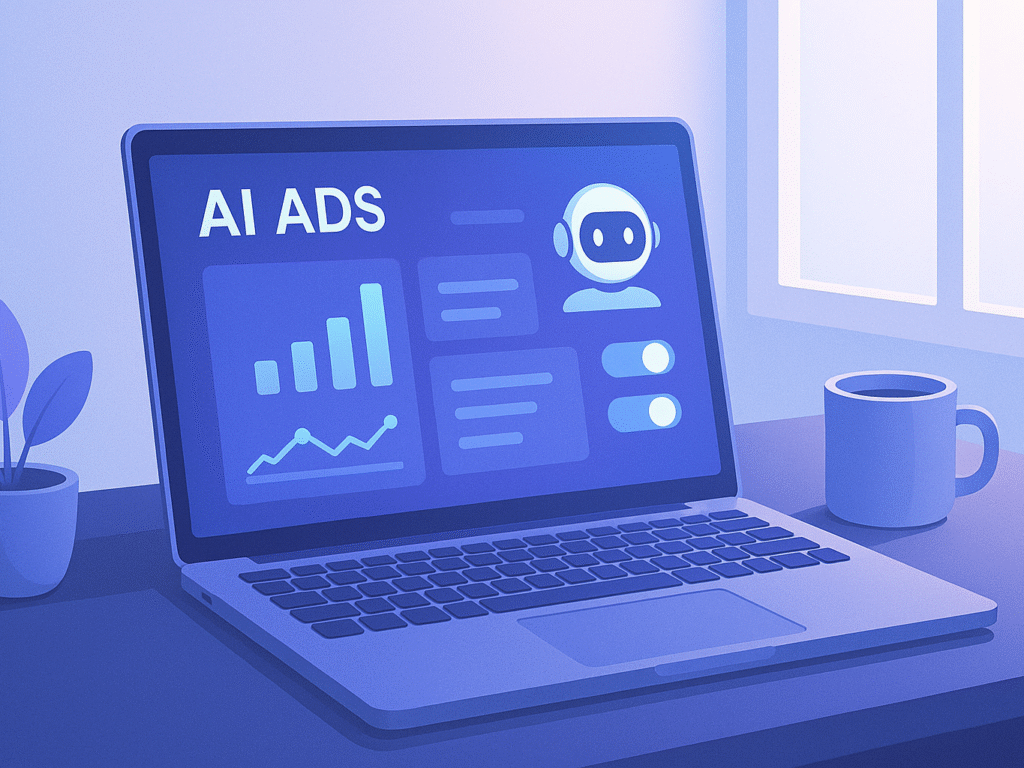 "Connecting an AI bot to Ads Manager.