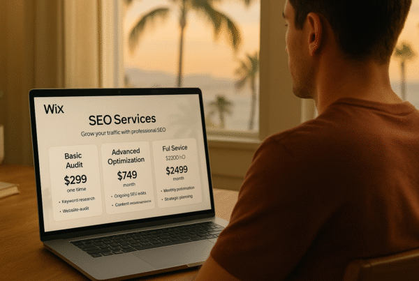 San Diego business owner comparing DIY Wix design vs hiring a Wix Pro.